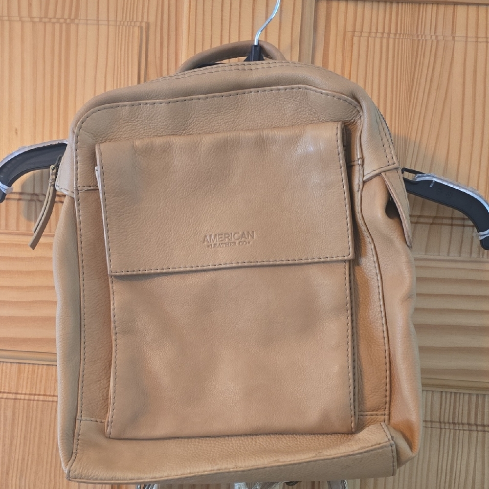 American Leather Tan Backpak